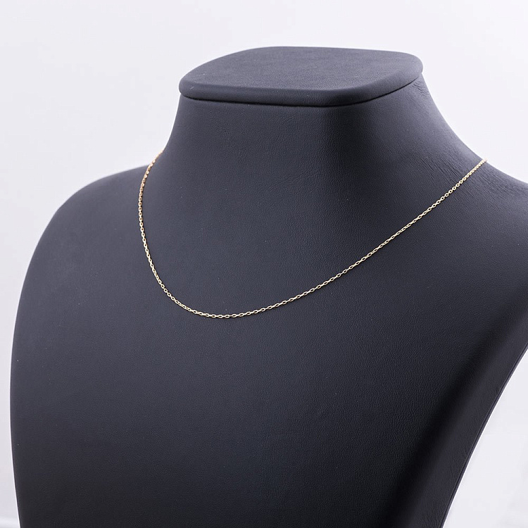 Золотий ланцюжок Якірне плетіння (1 мм) ц00197-1 - 2 Золотий ланцюжок Якірне плетіння (1 мм) ц00197-1 від ювелірного магазину Онікс - 2