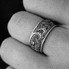 Серебряное кольцо "Карп и волны" 7021 от ювелирного магазина Оникс - 8