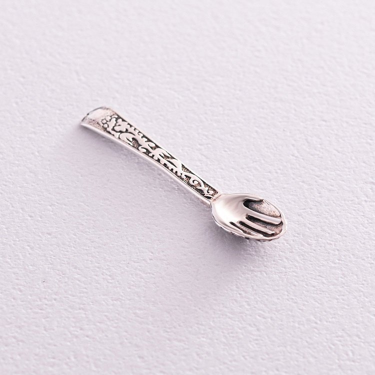 Сувенір зі срібла "Ложка - загребушка" 23474 від ювелірного магазину Онікс