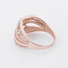 Эксклюзивное золотое кольцо с фианитами к04202 от ювелирного магазина Оникс - 2