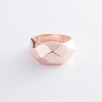 Кольцо "Совершенство" в красном золоте к06536