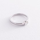 Золотое помолвочное кольцо с бриллиантом кб0355y от ювелирного магазина Оникс