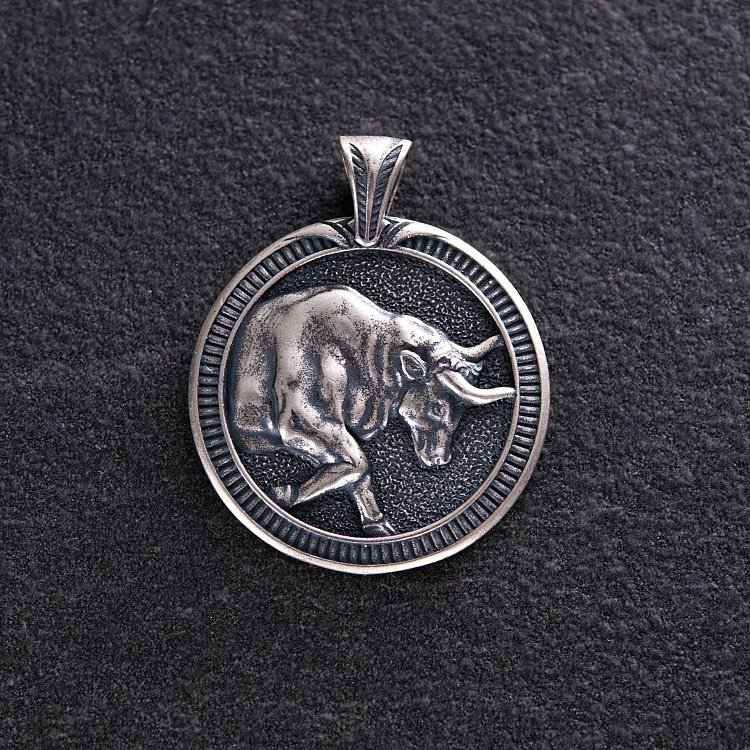 Срібний кулон "Знак зодіаку Телець" 133200телець від ювелірного магазину Онікс