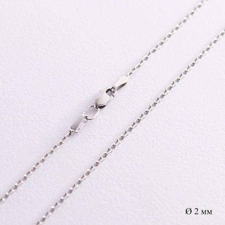 Серебряная цепочка (якорное плетение) РС102112 от ювелирного магазина Оникс