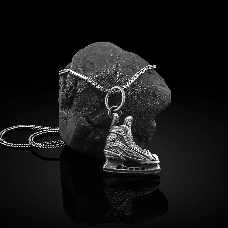 Срібний кулон "Хокейні ковзани" 133198 від ювелірного магазину Онікс