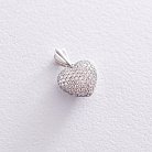 Золота підвіска "Серце" з діамантами п168 от ювелирного магазина Оникс