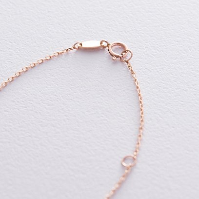 Золотое колье "Love" кол01024 №2