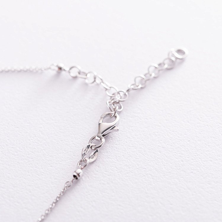 Серебряное колье "Монетки" 181077 от ювелирного магазина Оникс - 3