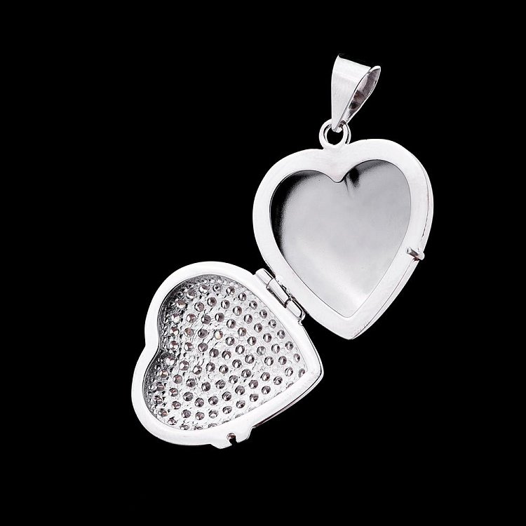 Золотий кулон для фотографії "Серце" п02687 від ювелірного магазину Онікс - 2