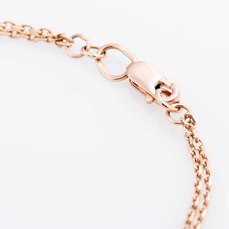 Золотий браслет з фіанітами б01198 від ювелірного магазину Онікс - 2