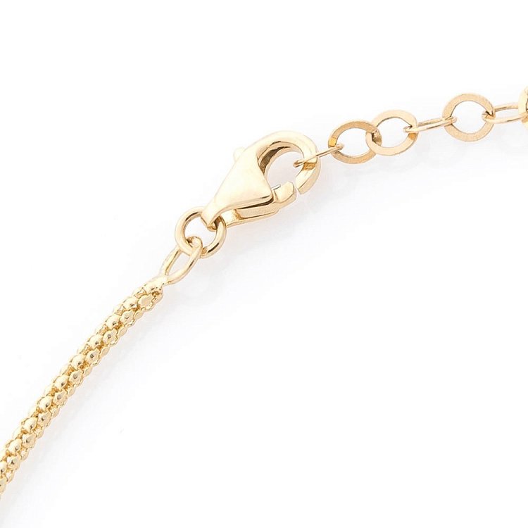 Золотой браслет с эмалью б03303 от ювелирного магазина Оникс - 2