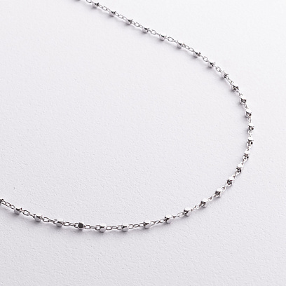 Серебряная цепочка "Кубики" 15243