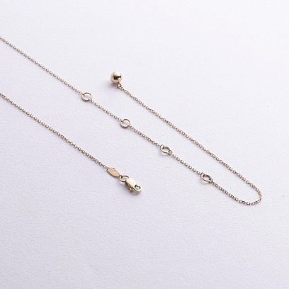 Колье "Шарики" в желтом золоте кол02507 №6