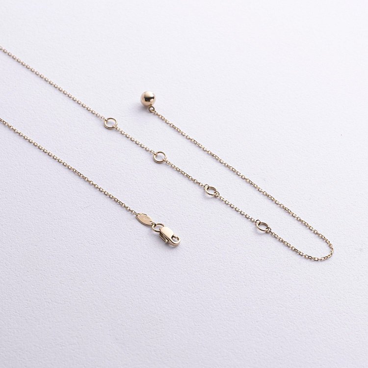 Колье "Шарики" в желтом золоте кол02507 от ювелирного магазина Оникс - 5