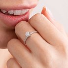 Помолвочное золотое кольцо с бриллиантами 220311121 от ювелирного магазина Оникс - 5