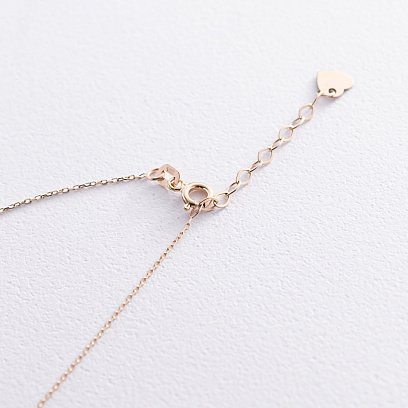 Кольє "Політ над хмарами" в жовтому золоті (можлива гравірування) кол01927 №3