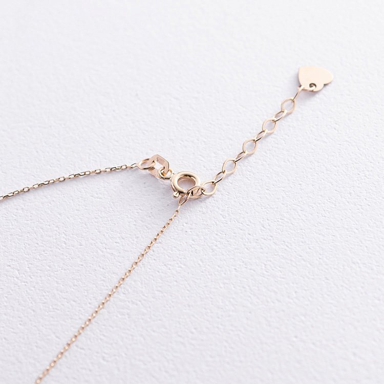 Кольє "Політ над хмарами" в жовтому золоті (можлива гравірування) кол01927 від ювелірного магазину Онікс - 2