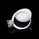 Золотое помолвочное кольцо с фианитами к04555 от ювелирного магазина Оникс - 1