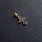 Серебряный крест "Распятие Христово" 132954 от ювелирного магазина Оникс - 3