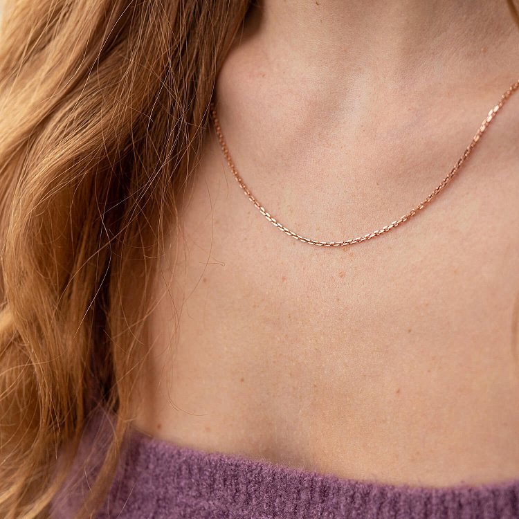 Золотий ланцюжок Якірне плетіння (1.5 мм) ц00197-1.5 від ювелірного магазину Онікс - 4