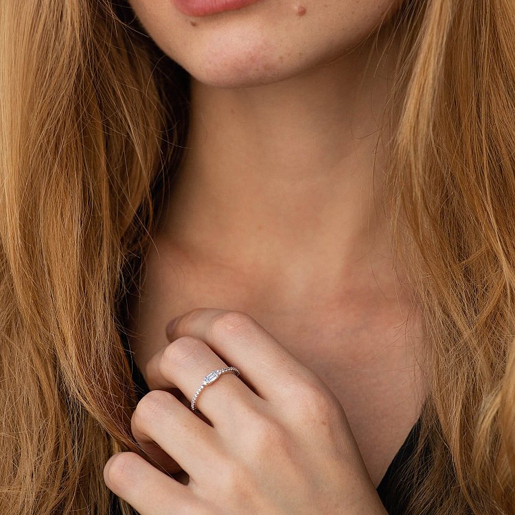 Золотое кольцо с бриллиантами кб0517cha от ювелирного магазина Оникс - 2