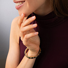 Браслет "Brianna" у жовтому золоті (фіаніти) б05787 от ювелирного магазина Оникс - 1