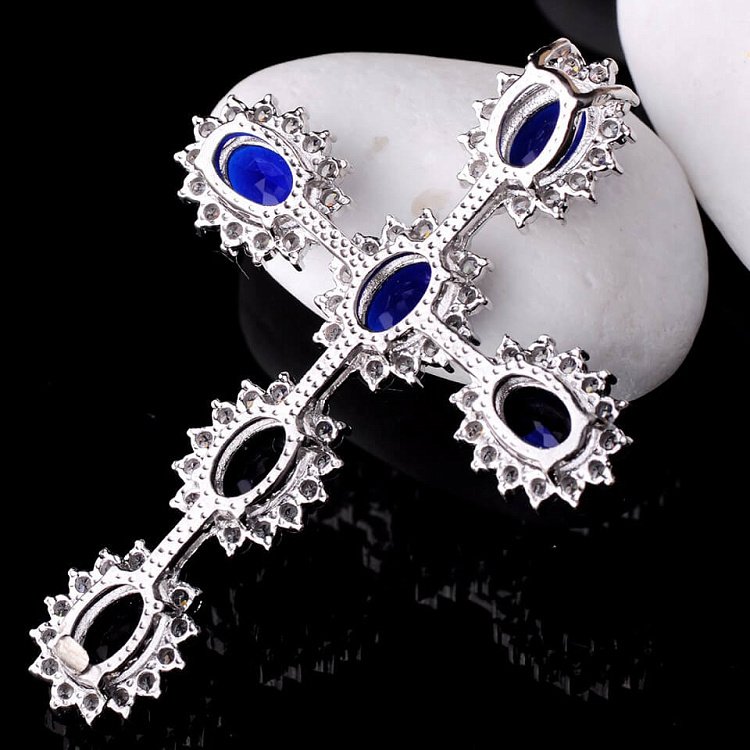 Підвіска "Хрестик" (фіаніт) 131900 від ювелірного магазину Онікс - 3