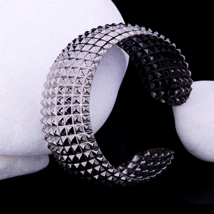 Серебряный браслет (чернение, родий) 14821 от ювелирного магазина Оникс - 1