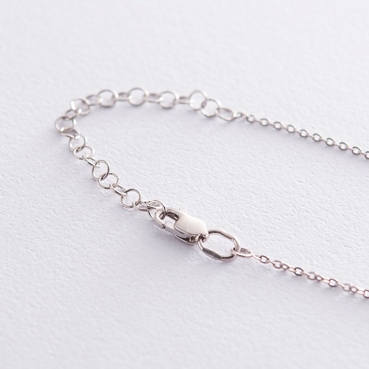 Срібне кольє для гравіювання (диск і 2 серця) 181000 від ювелірного магазину Онікс - 8