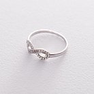 Золотое кольцо Бесконечность к06307 от ювелирного магазина Оникс - 2