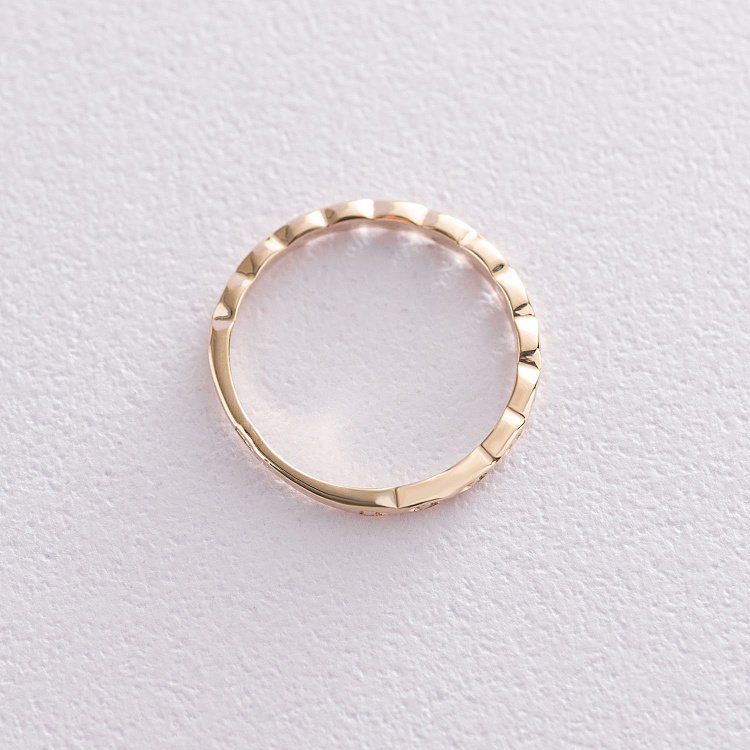 Каблучка в жовтому золоті к06719 від ювелірного магазину Онікс - 4