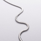 Серебряная цепочка (снейк) 4мм 15230-4 от ювелирного магазина Оникс - 4