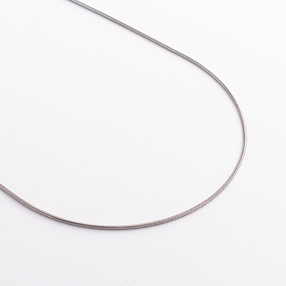 Срібний ланцюжок Снейк рс104214 №3