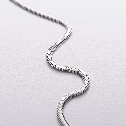 Серебряная цепочка (снейк) 4мм 15230-4 №5