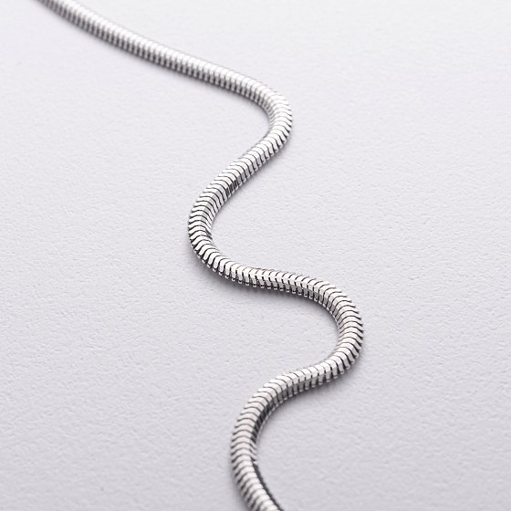Серебряная цепочка (снейк) 4мм 15230-4 №5