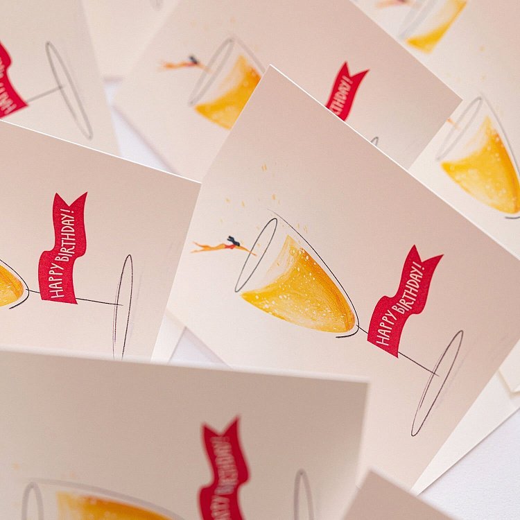 Открытка к Вашему подарку "Happy Birthday!" от ювелирного магазина Оникс - 2