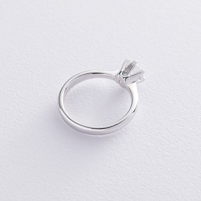 Золота каблучка з діамантами кб0338ri №3