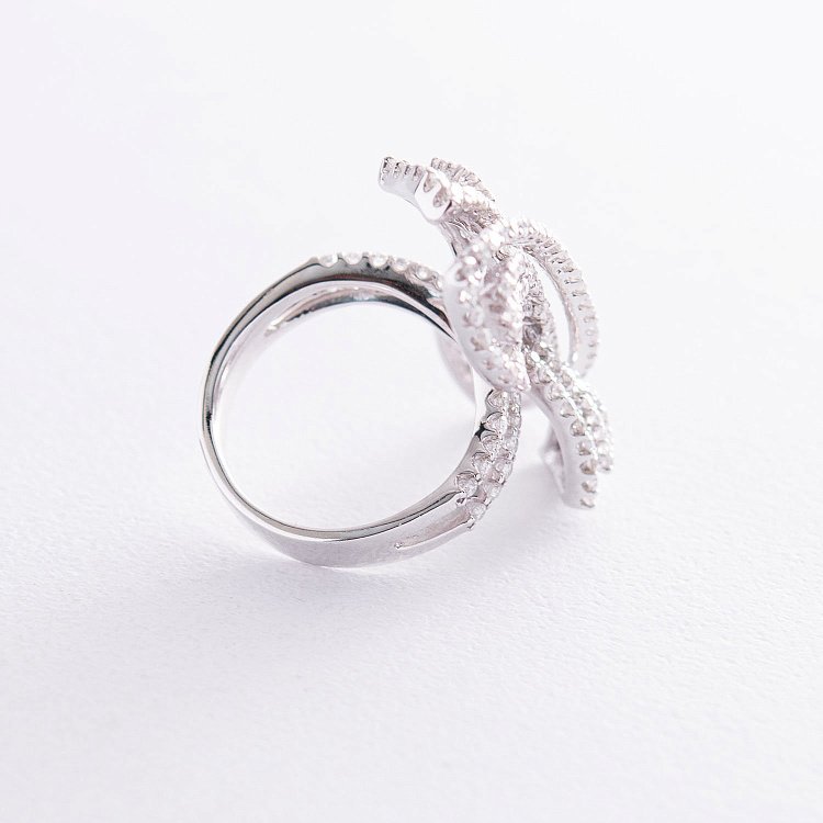 Золота каблучка з діамантами кит1153 від ювелірного магазину Онікс - 2