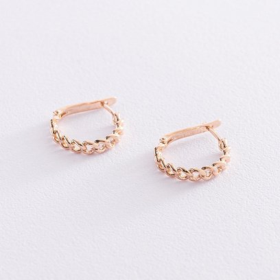 Золоті сережки "Анетт" с07414 №3