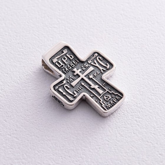 Голгофський хрест у сріблі (позолота, чорніння) 13327 №4