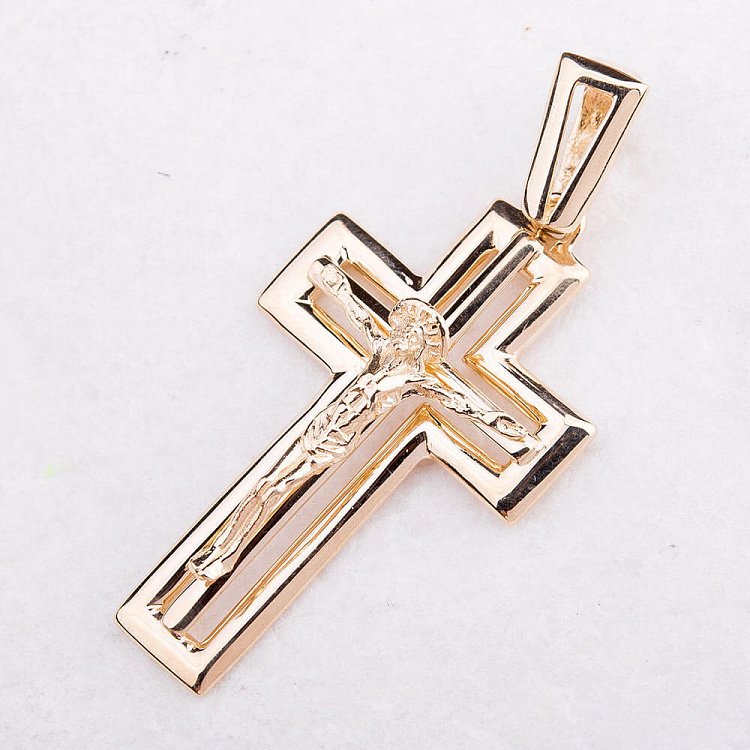 Православный крест п01115 - 2 Православный крест п01115 от ювелирного магазина Оникс - 2