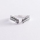 Серебряное кольцо "Веточки" (чернение) 112203 от ювелирного магазина Оникс