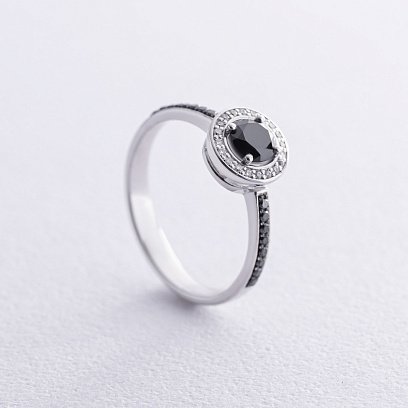 Золота каблучка з діамантами 236081122