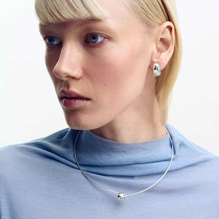 Срібні сережки "Грація" 122705 від ювелірного магазину Онікс - 25