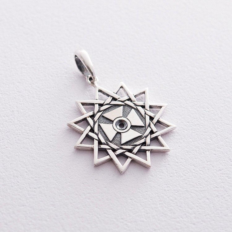 Срібна підвіска "Зірка Ерцгамми" 132205 від ювелірного магазину Онікс