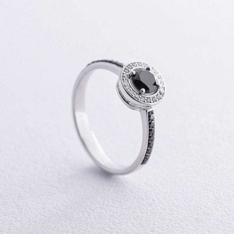 Золота каблучка з діамантами 236081122 від ювелірного магазину Онікс