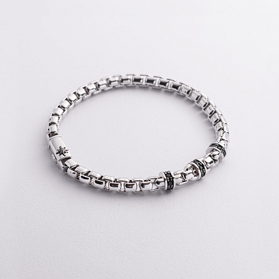 Серебряный мужской браслет "Роза ветров" ZANCAN ESB283-N №2