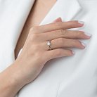 Помолвочное кольцо в белом золоте (бриллиант) кб0315lg от ювелирного магазина Оникс - 1