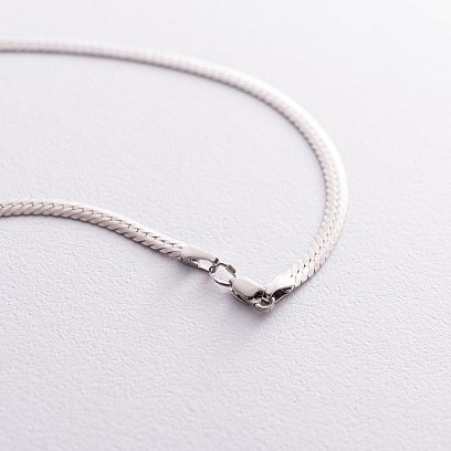 Серебряная цепочка (снейк) рс134519 №3