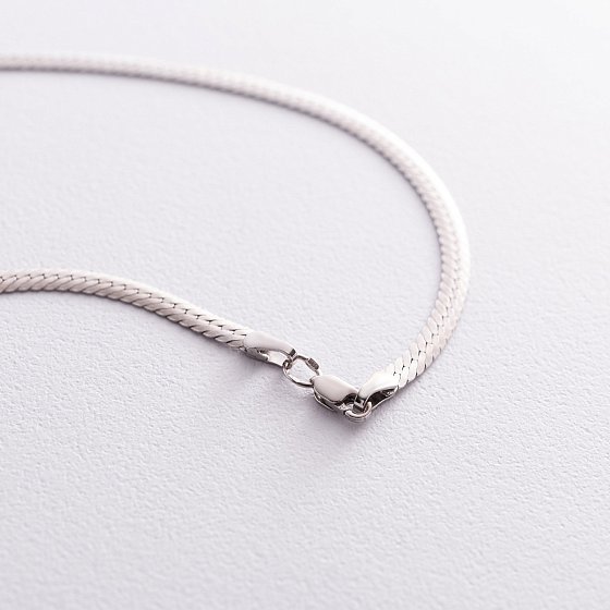 Серебряная цепочка (снейк) рс134519 №3